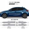 Mazda 2 Hb 15-19 Listwy Chrom Drzwi Ochronne