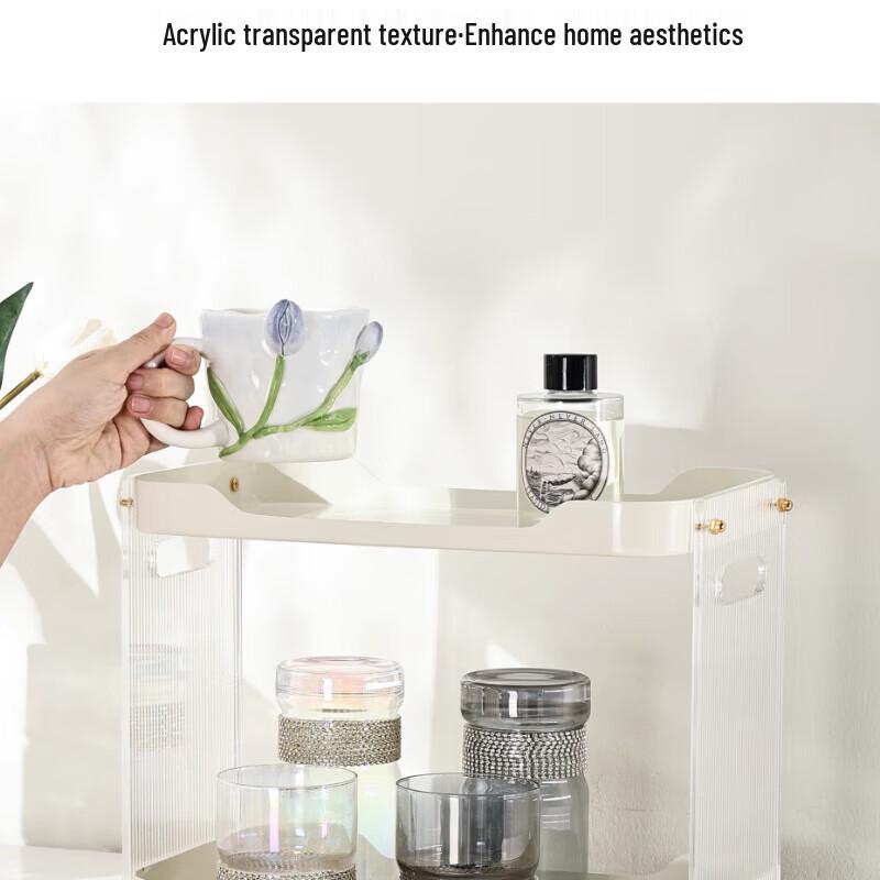 Acrylic Double-Layer Cup Holder