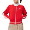 Puma T7 Pique Track Comfortable Breathable Stand Collar Zip Jacket Women jackets 638392-11