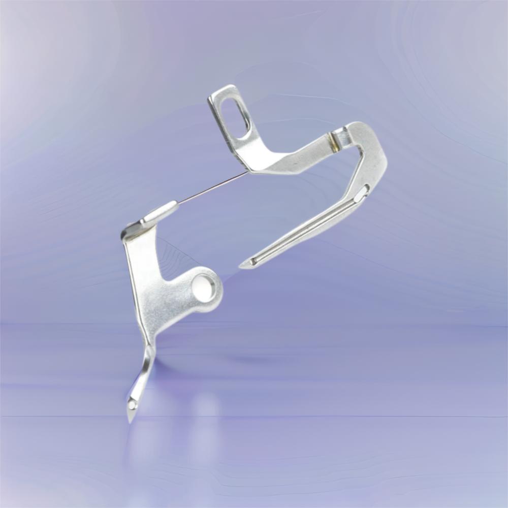 2pcs Alloy Overlock Looper Multifunctional Silver Sewing Machine Looper Household Durable Upper Lower Looper Household Sewing