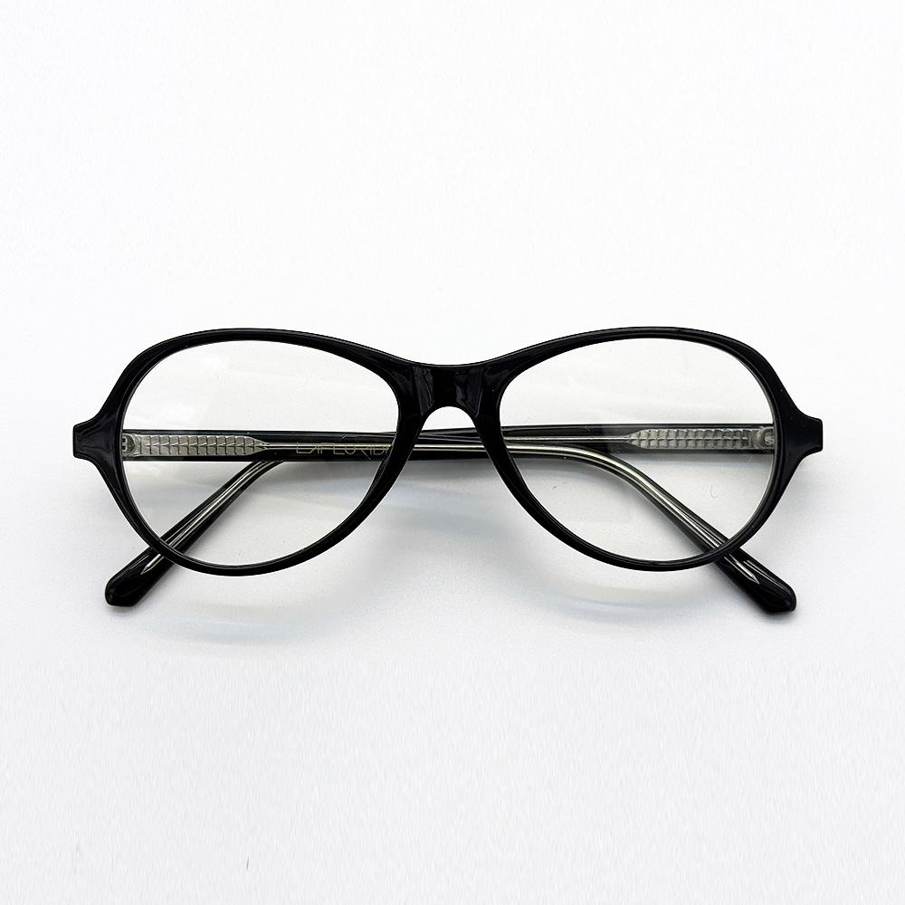 Lapeullolida Miro Black Horn-Rimmed Glasses
