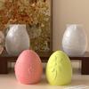 DIY Creative Flower Relief  Easter Egg Silicone Mold Aroma Candle Plaster Resin Ornaments Mould Easter Home Decoration