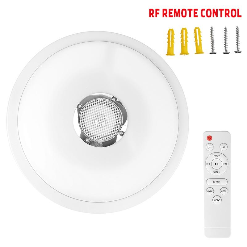 

300 Вт 12,99 дюйма Управление с пульта ДУ + Приложение RGB Потолочные светильники Диммируемые Современные Умный дом Вечеринка Светодиодные Потолочные светильники Светодиодный Bluetooth Музыкальный Динамик Лампа RF remote control