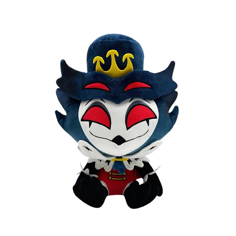 Anime Hazbin Hotel Husk Cosplay Hex Alastor Plüsch Flauschige Baumwollpuppe Schlüsselanhänger Spielzeug Weihnachtsgeschenk