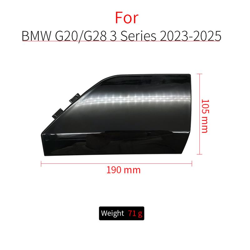 For BMW G20 G21 M Sport Car Front Bumper Tow Hook Cover Cap Black For BMW 3 Series -2024 320 323 325 330i 51118085456