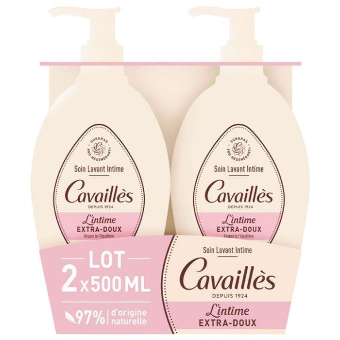 Cavaillès Soin Lavant Toilette Intime Extra-Doux 2 X 500 Ml
