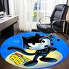 1pc Felix Cat Office Round Area Rug, Bedroom Living Room Home Decor, Room Deco,  Offic a1016177
