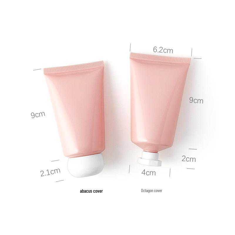 Auf Lager: 60ml Perlmuttrosa Weiche Tube Vakuum-Pressflasche