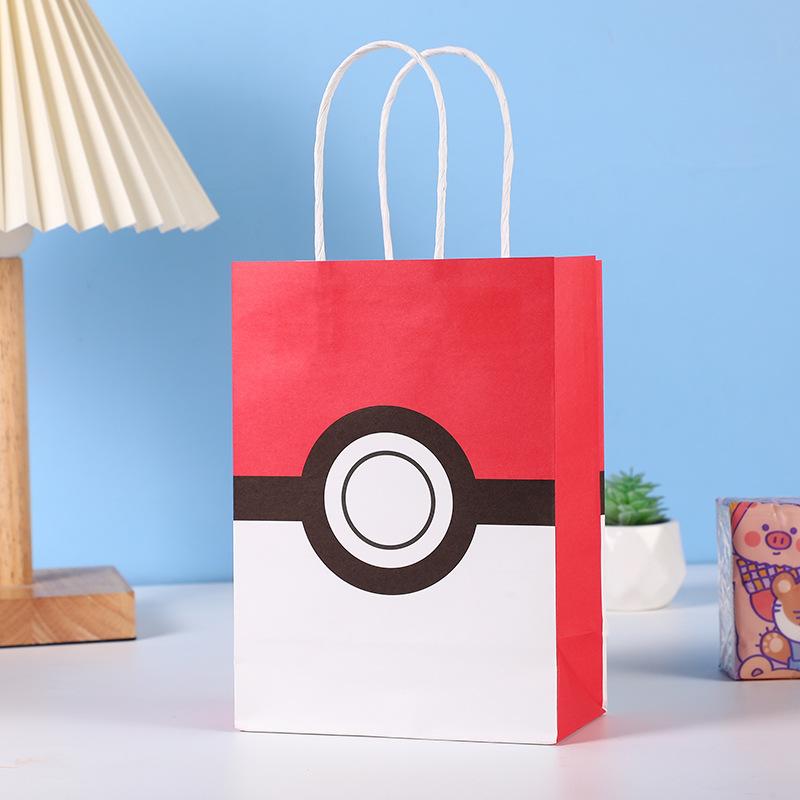 12Pcs Cartoon Gift Handles Bags Shopping Birthday Party Favor Bags