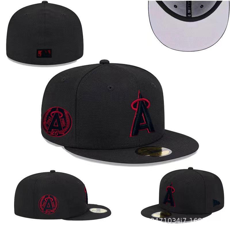 Baseball Cap New Letter Embroidery Fully Enclosed Cap New York Yankees Cap Non-Adjustable Size Hat