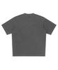 Syupeodeulai Vintage Lettering T-Shirt Charcoal Sduiscq41Chl
