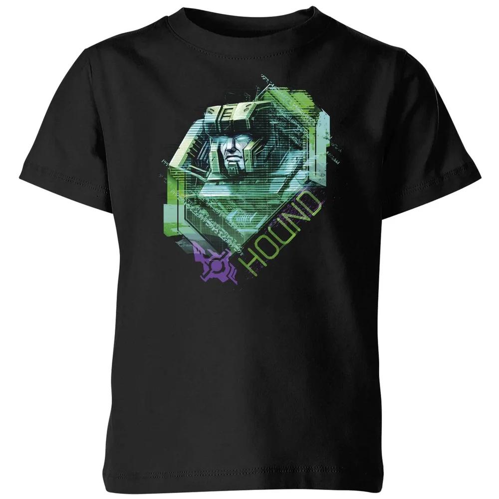 Transformers Hound Glitch Kids  T-Shirt - Black - 3-4 Years 160