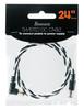 IBANEZ Twisted Pair DC Cable, White & Black, 60cm, DCT24-BWH
