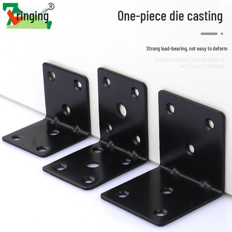 Heavy-Duty 90° L-Shaped Angle Bracket for Table and Chair Support