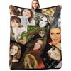 Celine Dion Pict Collection Decke Flauschige Plüschdecke für Sofa Sessel