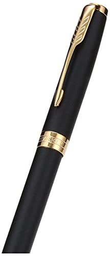 PARKER Sonnet Matte Black GT Ballpoint Pen, Oil-Based, 1950876, Officially Imported