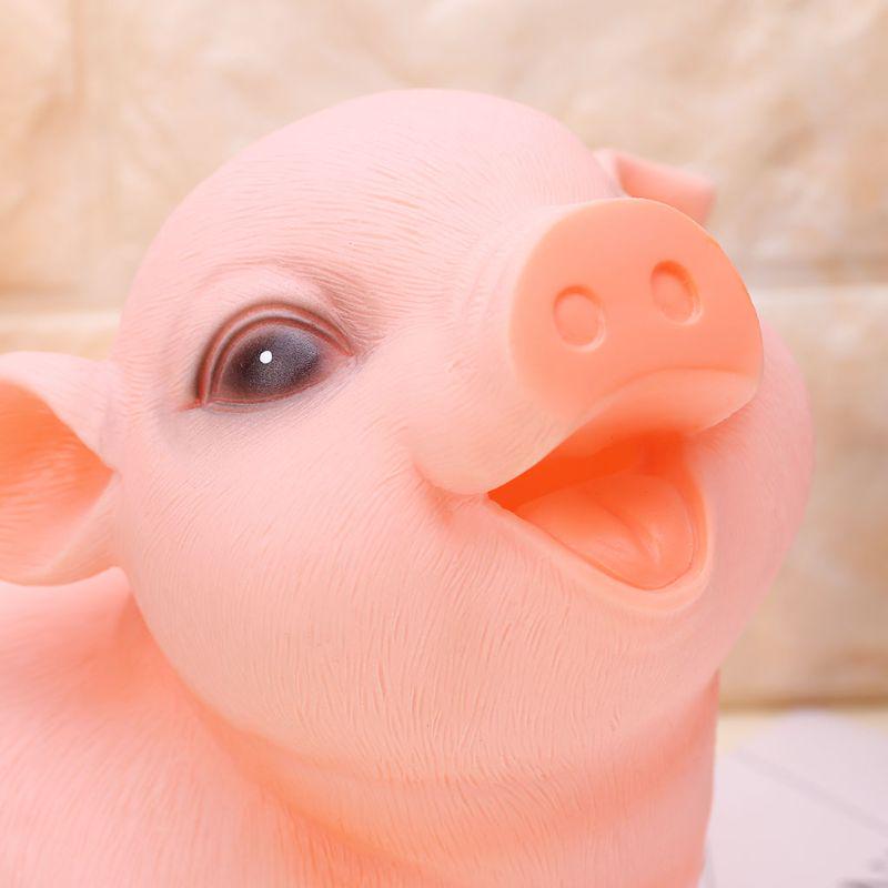 Gris Piggy Mynt Penger Kontanter Åpningsbar samleobjekt spareboks for barn Kid