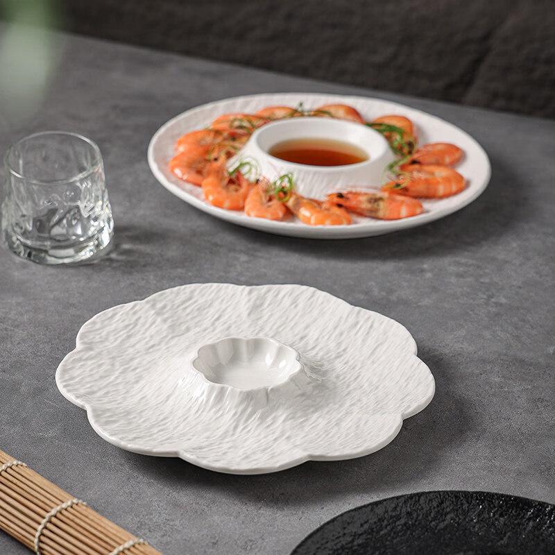 Japanese Style Ceramic Serving Plate