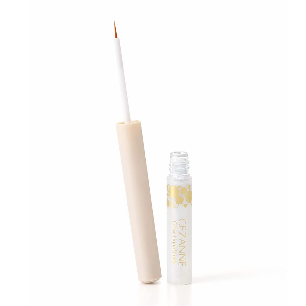Cezanne Glow Liquid Liner 10 Clear Sugar 2.0g Liquid Glitter Liner Tear Bag Multicolor Glitter