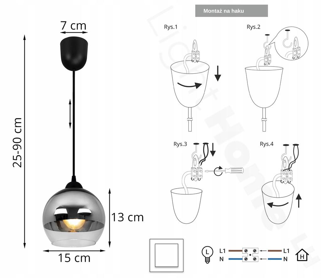 ELEGANTNÍ ZÁVĚSNÁ LAMPA, SKLENĚNÁ LAMPA, CHROMOVÁ LED