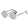 Men Women Retro Vintage Glasses Steampunk Round Metal UV400 Eyewear Sunglasses