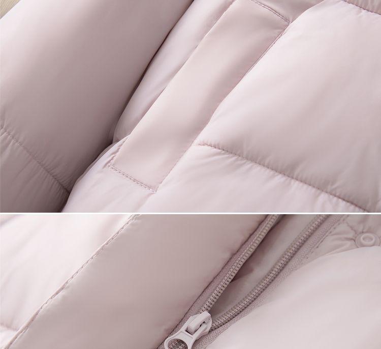 Women's Short Winter Puffer Coat - Stand Collar, Thickened, Loose Fit, Korean Style