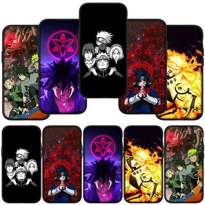 Carcasă de telefon pentru Samsung Galaxy S23 S24 iPhone 16 15 14 Xiaomi Redmi Note 13 12 11 Plus 10 Pro Max X XR OPPO Huawei Wallpaper Naruto Uchiha Sasuke Cover