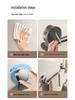 Bohrfreier Saugknopf-Handtuchhalter & Wandregal für Badezimmer