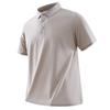 Camiseta POLO Casual de Negocios Deportiva de Manga Corta de Seda de Hielo con Cuello