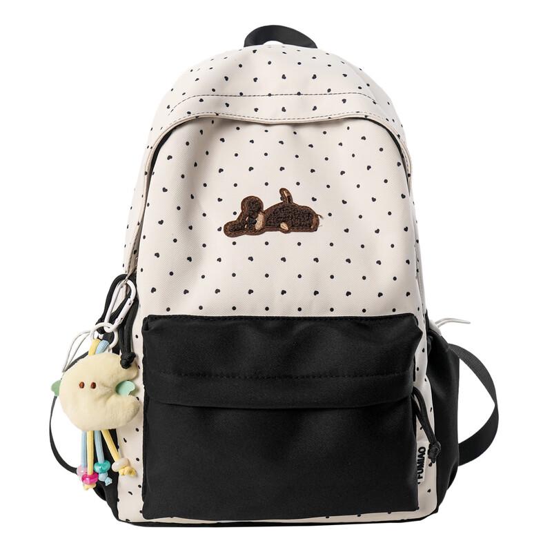 Kaloge Cute Lightweight Student Backpack with Pendant