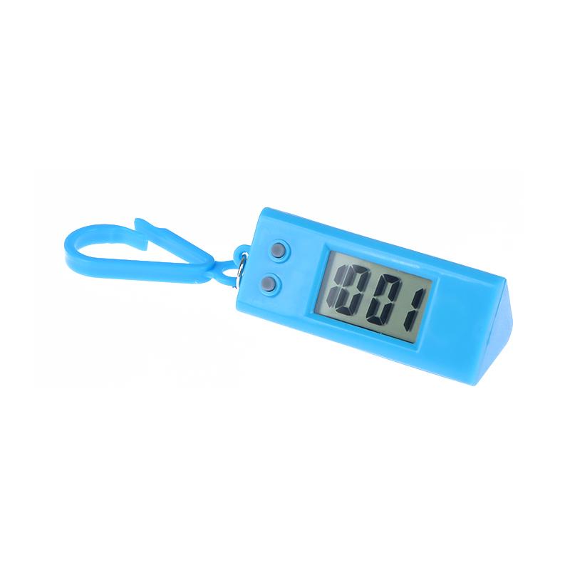 Mini Elektronické Trojúhelníkové Digitální Hodinky Zobrazení Času Dárek Pro Muže A Ženy Studentské Zkoušky Hodiny Závěsná Klíčenka
