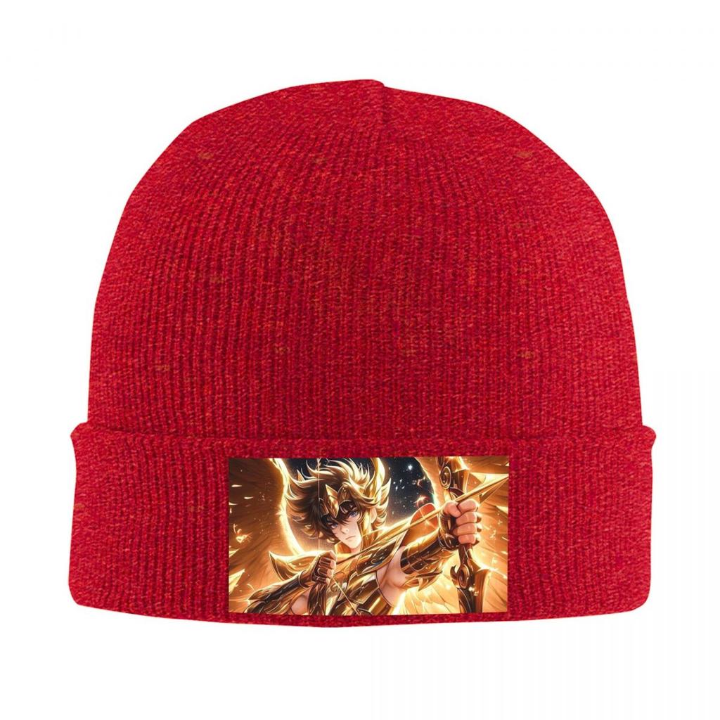 Knights Of The Zodiac Warm Knitted Cap Winter Knit Bonnet Hat Skullies Beanies Hip Hop Caps for Unisex