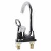 G1/2 Bathroom Basin Faucet Hot and Cold Water Mixer Dual?Hole Water Tap for Kitchen Home