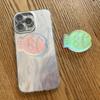 Korean 3D Cute Laser Crystal Color Fish Phone Grip Tok Griptok Phone Holder for IPhone 15 14 13 Phone Pro Max Stand Holder