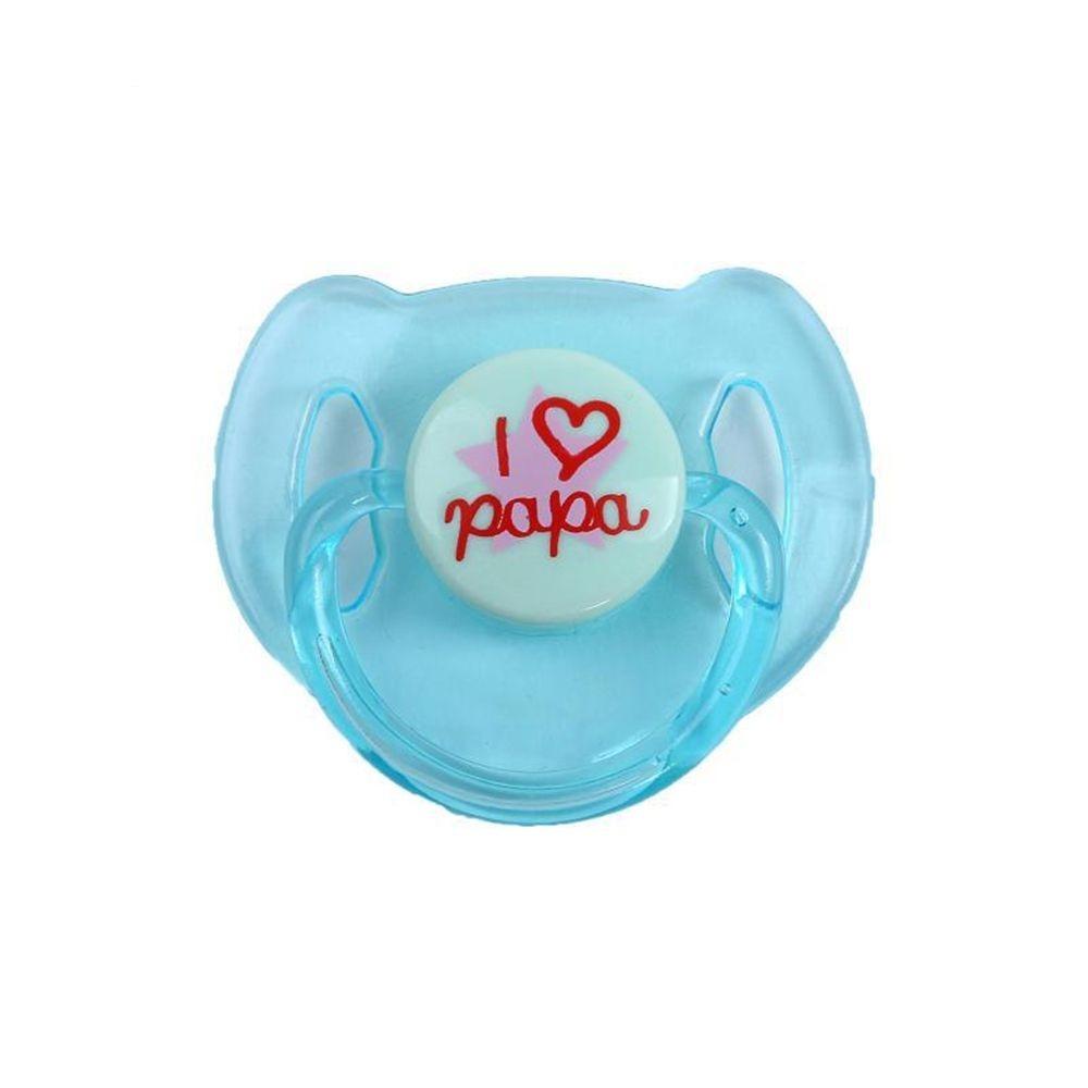 Lovely Print Doll Magnet Pacifier Pure Color Baby Doll Pacifier Bottle Doll Toy  Kids Toys
