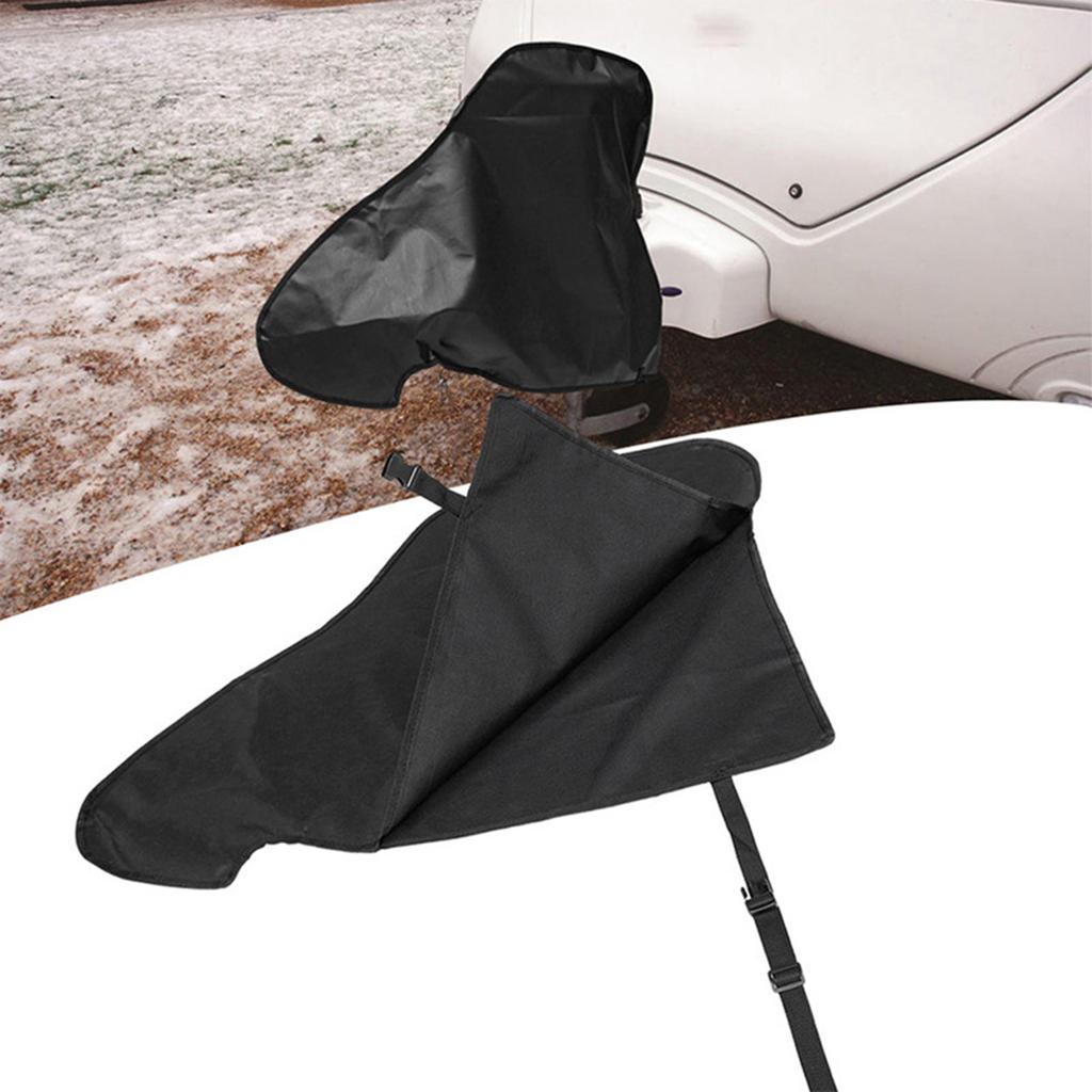 Waterproof Caravans Hitch Cover Trailer Tow Ball Coupling Lock Breathable Dust Rain Snow Dustproof Protector
