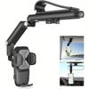 Rotatable Car Sun Visor Phone Holder with Adjustable Stretch and Multi-Functional Navigation Bracket