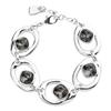 Geometric Crystal Jewelry Set For Women With Silver Copper Finish For Stylish Gift Giving