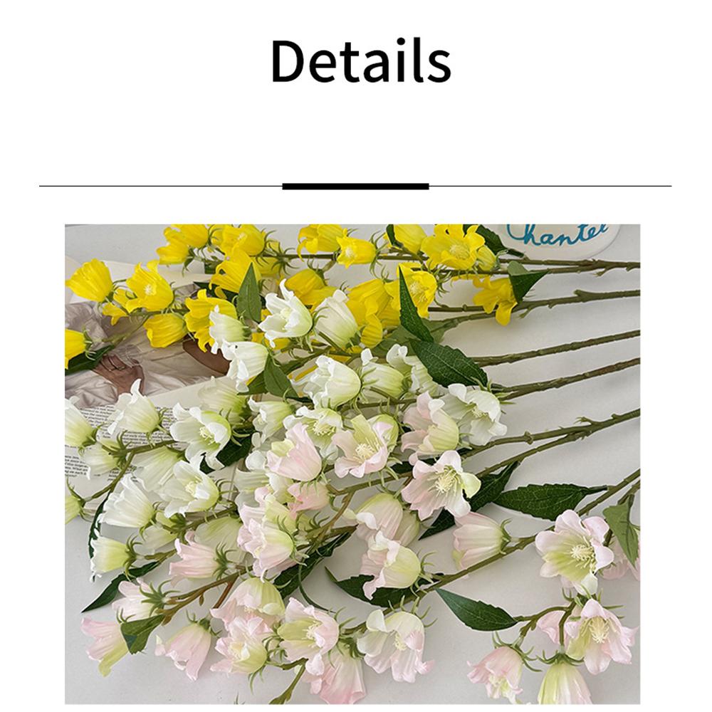 Lily Of The Valley Artificial Flower Realistic Silk Fake Flowers 5 Colors For Home Decor Vase Arrangement Wedding Table Decors