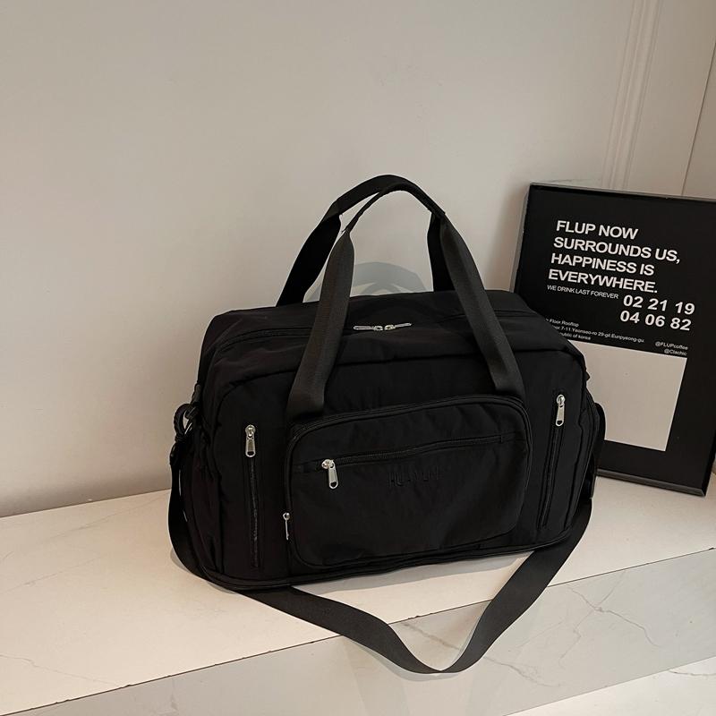 Dry And Wet Separate Gym Bag Large Capacity Travel Bag With Separate Shoe Bin Sports Bag Women's Portable Crossbody Bag