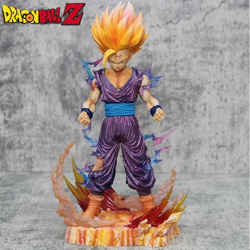 24cm Dragon Ball Z Anime Figure Son Gohan Action Figurine Super Saiyan 2 Cell Game Children Toys Son Goku Lovely Gift