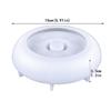 Stunning Round Candle Holders Silicone Mold  Personalized Home Decors Resin Mold