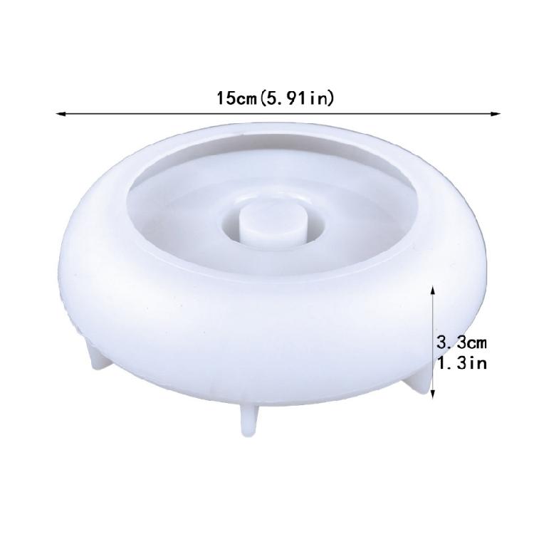 Stunning Round Candle Holders Silicone Mold  Personalized Home Decors Resin Mold