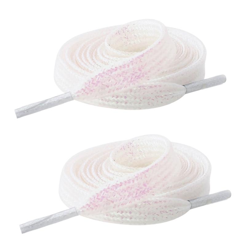 Metallic Color Shoe Laces 110cm Long Flat Polyester Shoelaces Anti Slip Sneakers Shoe Lace Replacement For Men Women