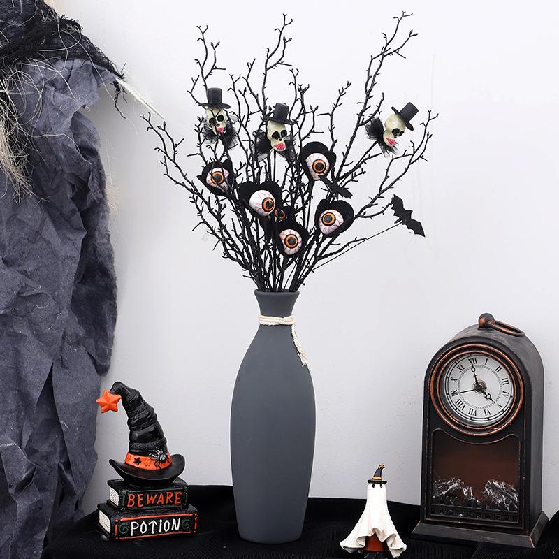 Halloween Decorations, Creativity, Eyeballs, Skeletons, Maple Leaves, Rose Cuttings and Bouquets Accessories, Home Ornaments, Party Decorations