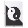 Yin Yang symbol Throw Blanket Luxury Designer Flannel Fabric Luxury Throw Blankets For Baby Blankets