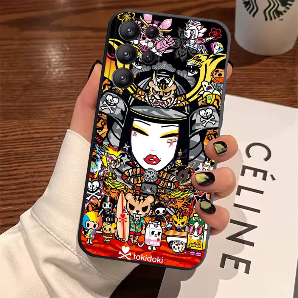 Japan T-Tokidokis Case For Samsung Galaxy Case S25 S23 S22 S21 S30 S20 S10 Ultra Plus FE TPU Soft Cover