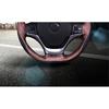 New 1× Brown Wearproof PU Leather 37-38CM Vehicle Interior Trim Steering Wheel Cover
