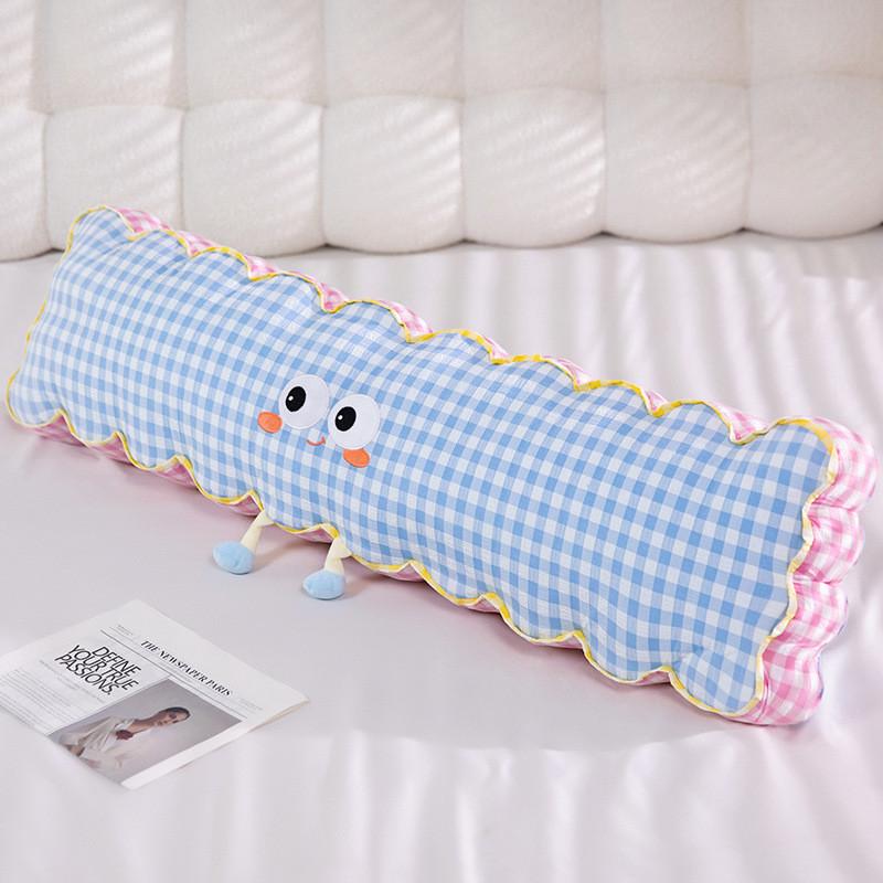 Padrão de Grade Estilo Desenho Animado Corpo de Gravidez Com Zíper Capa Lavável Para Sono Confortável