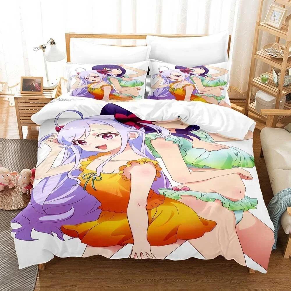 3D Druck Anime Kawaii Mädchen World Dai Star Bettwäsche Set Einzelbett Twin Full Queen King Size Bettset Erwachsener Kind Schlafzimmer Bettbezug Sets